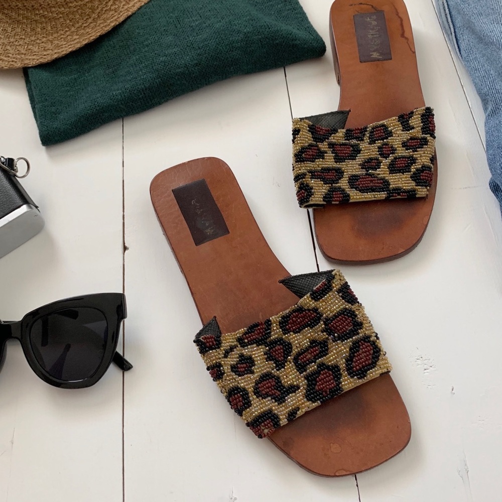 Wooden cheetah slides